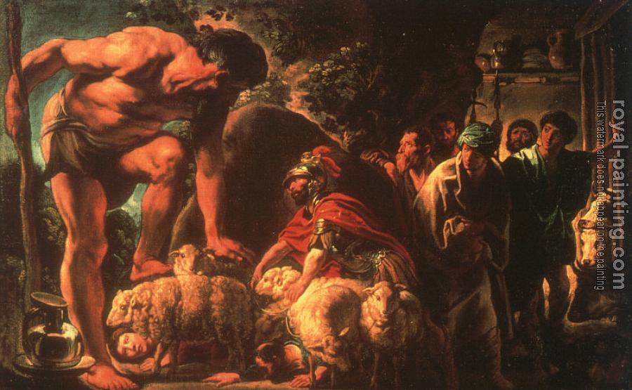 Jacob Jordaens : Odysseus in the Cave of Polyphemus